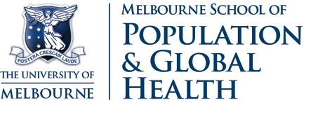 Melbourne School of Population and Global Health logo